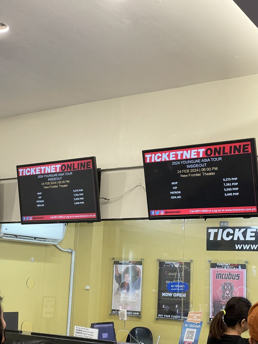 cdmentph's tweet image. 📣 Filo-Ahgase! You can still buy your tickets for #2024YOUNGJAEinMNL

Proceed to TicketNet Box Office located at Yellow Gate of Smart Araneta Coliseum or NFT Ticket Booth.

See you!