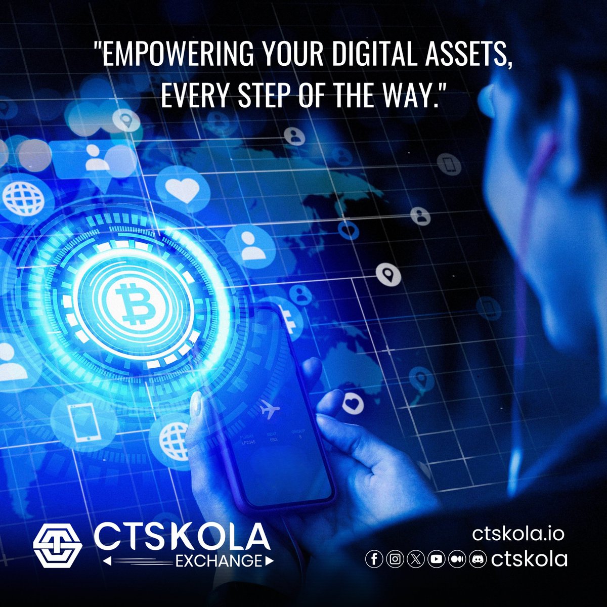CtsKola's tweet image. Step into the future with CTSKOLA Exchange and harness the power of blockchain for your wealth. #DigitalWealthManagement #BlockchainEconomy #CTSKOLA
.
For More Info- ctskola.com
.
#CryptoTrading #BitcoinBuySell #CryptoMarketplace #CryptocurrencyExchange #DigitalAssets