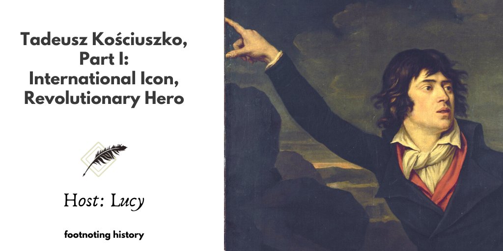 New episode alert! Tadeusz Kościuszko was a leader in the Age of Revolutions, lending expertise during the American Revolution, and trying to secure lasting independence for Poland. This is his story. footnotinghistory.com/home/tadeusz-k… YouTube: youtube.com/watch?v=-J5zal…