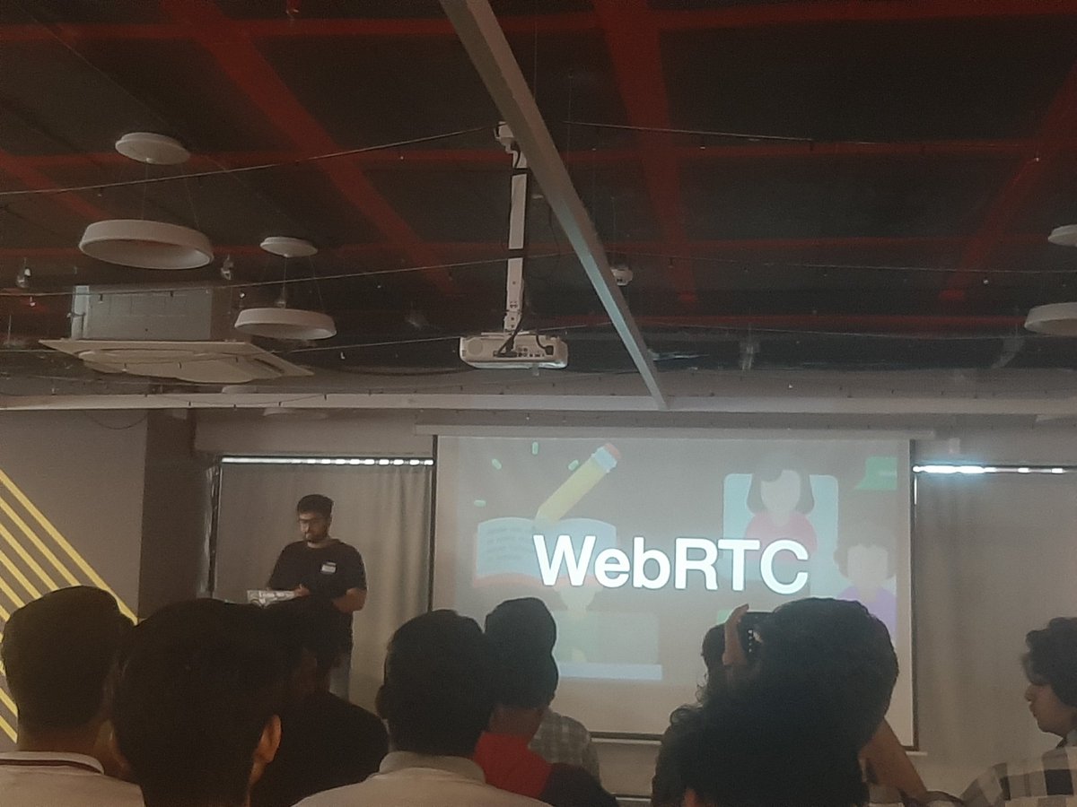 himanshubalani5's tweet image. Attending Flutter WebRTC by @adityathakurxd learning about P2P audio/video streams in Flutter!
@FlutterNagpur @Perficient
#FlutterNagpur
#FlutterPulse