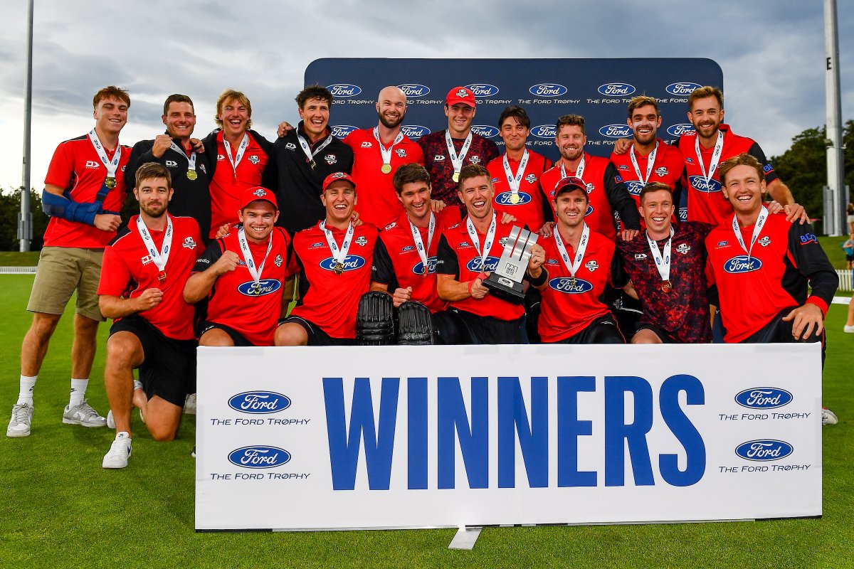 Your 2023-24 Ford Trophy Champions, <a href="/CanterburyCrick/">Canterbury Cricket</a> 🏆 #FordTrophy