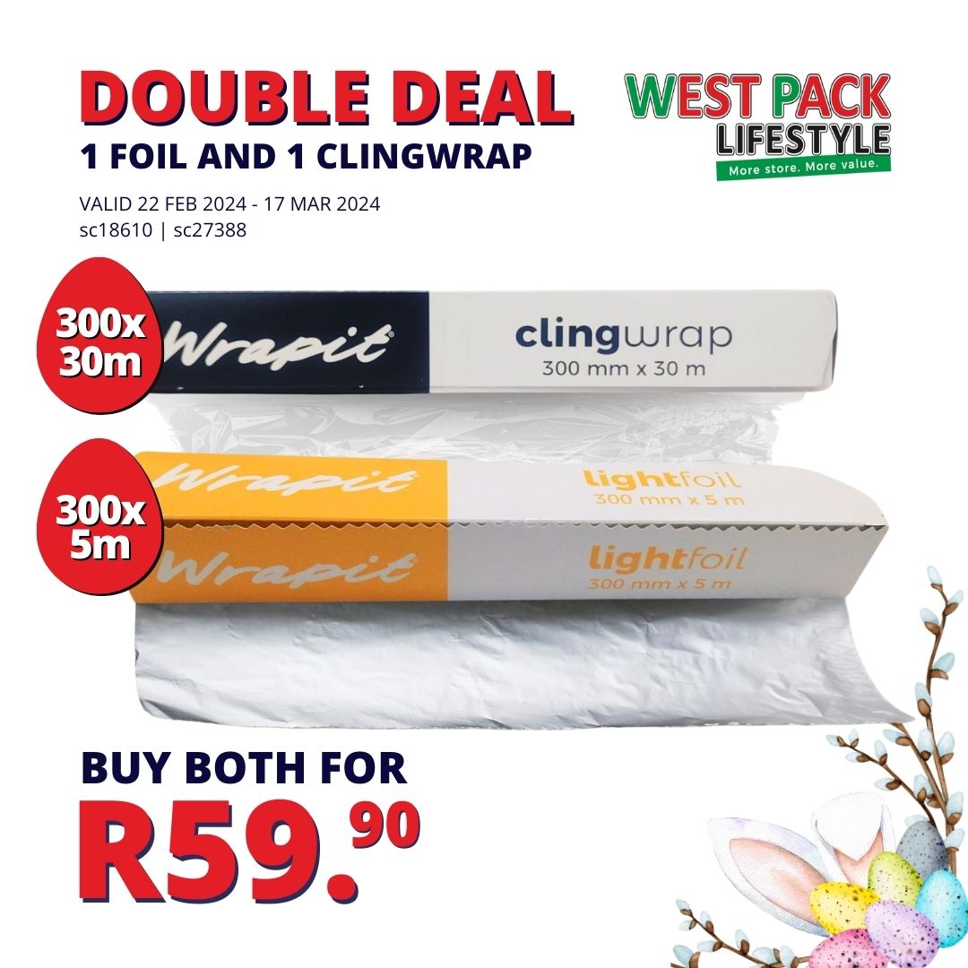 westpackstores's tweet image. DOUBLE DEALS at #WestPackLifestyle westpacklifestyle.co.za

❤️💚 Share and win for a chance to win 1 of 20x R1,000.00 Vouchers. Winners announced 12 March 2024. T&amp;amp;C's Apply.