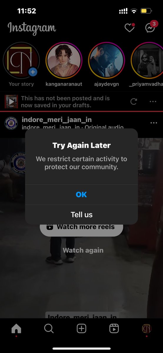 SamacharOn's tweet image. #Instagram first #blocked our first account, and now is #restricting us to post any #reel. We are a simple #newschannel who are trying to provide news and information to the #public. But I guess #freedomofspeech is only for those whose are #rich and #corrupt.  

#weneedjustice