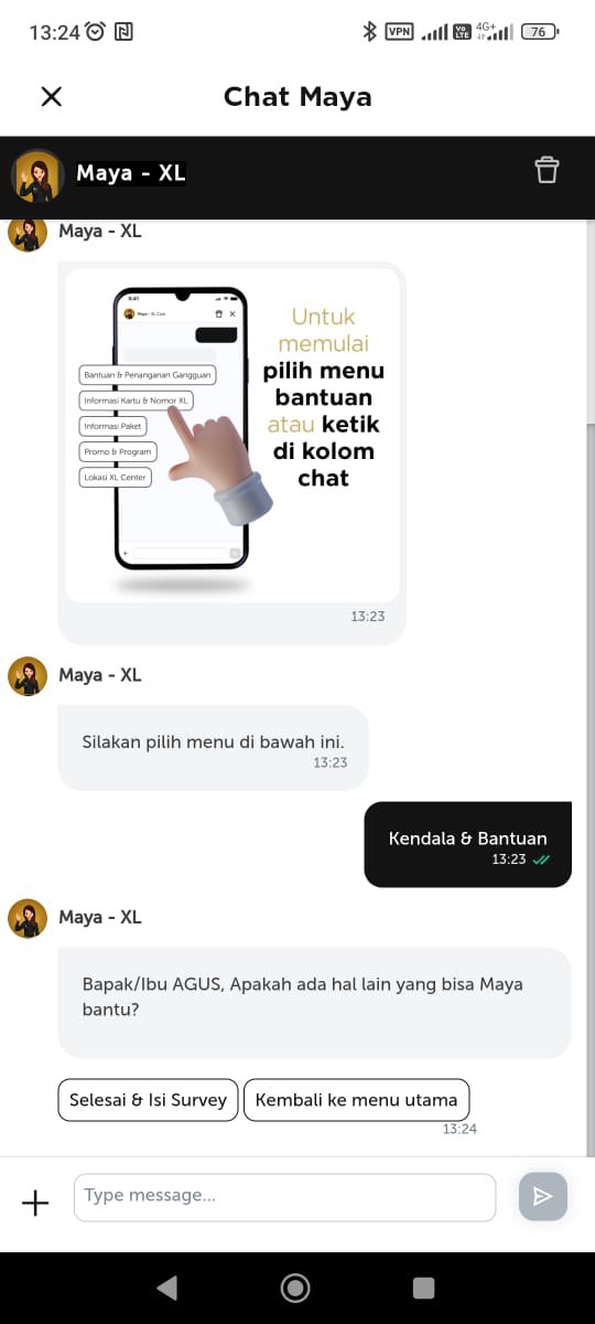guzfrie's tweet photo. @myXLCare Bahkan sekarang, langsung ditutup setelah milih menu yg pertama 🤣🤣 https://t.co/0z7dMVnegC