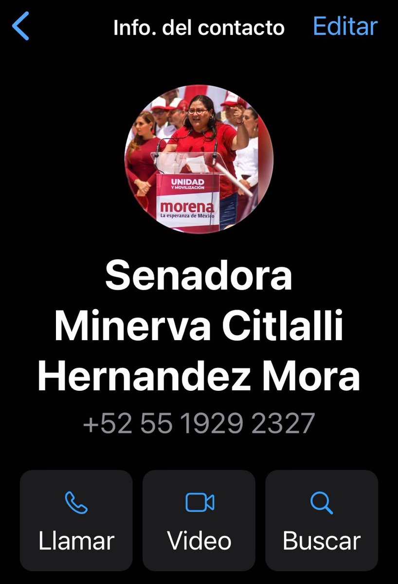 GuacamayanLeaks's tweet photo. ¿Será cierto? Circula en redes sociales el supuesto número telefónico de @CitlaHM

#GuacamayaLeaks
#GuacamayaNews
#AMLO https://t.co/iaSkdxmq0x