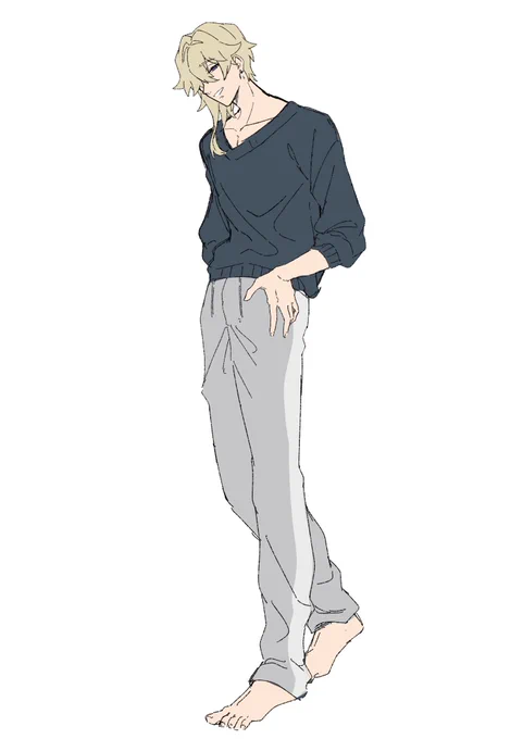 ちょっっっっっっっとうえでら用の吉良悠一くんえっちかもしれんあと思ったよりはるかと描き味が似てる 