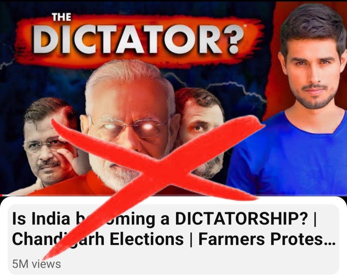 Dhruv Rathee made a 30 min video telling how PM Modi is a dictator & spent lakhs to promote it via paid tweets Now same people are promoting video of this German shepherd who mocked Akshay Kumar as Canadian & ask NRIs to not speak in Indian matters He didn’t talk about Jobs,…
