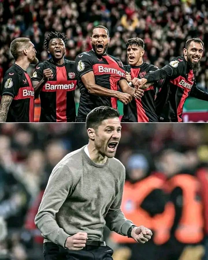 Bundesliga Record Broken!! 😮‍💨

33 GAMES UNBEATEN 💪

✅BAYER LEVERKUSEN sets the longest unbeaten run by a German team after 2-1 win against Mainz 🖤❤️

Congratulations to Xabi Alonso and his boys 👏👏