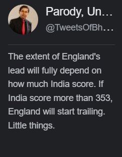 MukundKumra's tweet photo. #INDvsENG #Cricket #HarshaBhogle #f1 #Formula1 #WillBuxton #DTS https://t.co/Yeq5gxoPIq