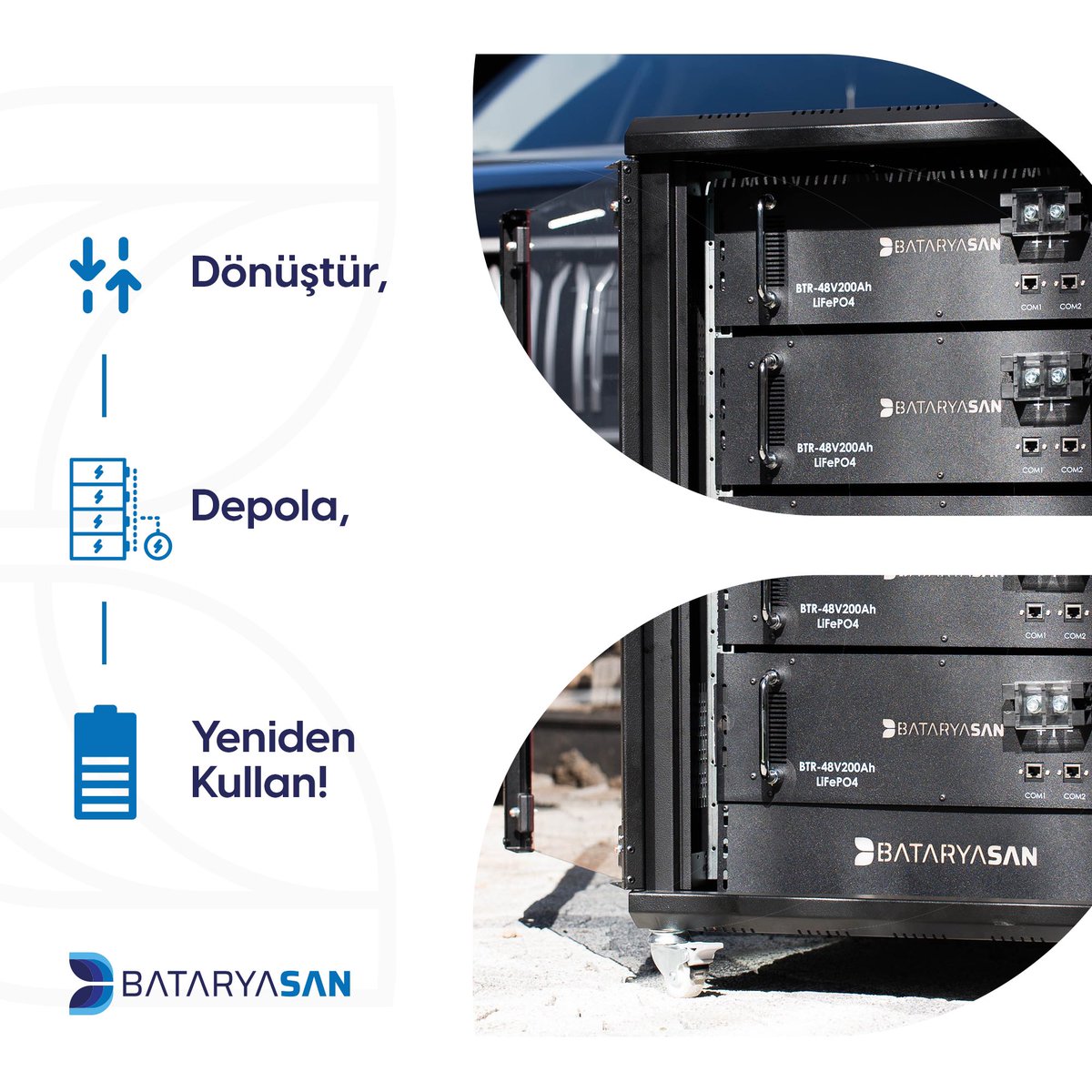 bataryasan's tweet photo. Dönüştür, depola, yeniden kullan!
#powergenerator #powerstation #acildurum #afet #taşınabilirelektrikliaraçşarj #ongrid #ofgrid https://t.co/JNrnpyEvMG