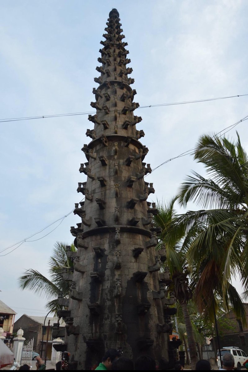 Some of the tallest deepmalas are at Aundh (Satara) seen in picture, and Jejuri temples..