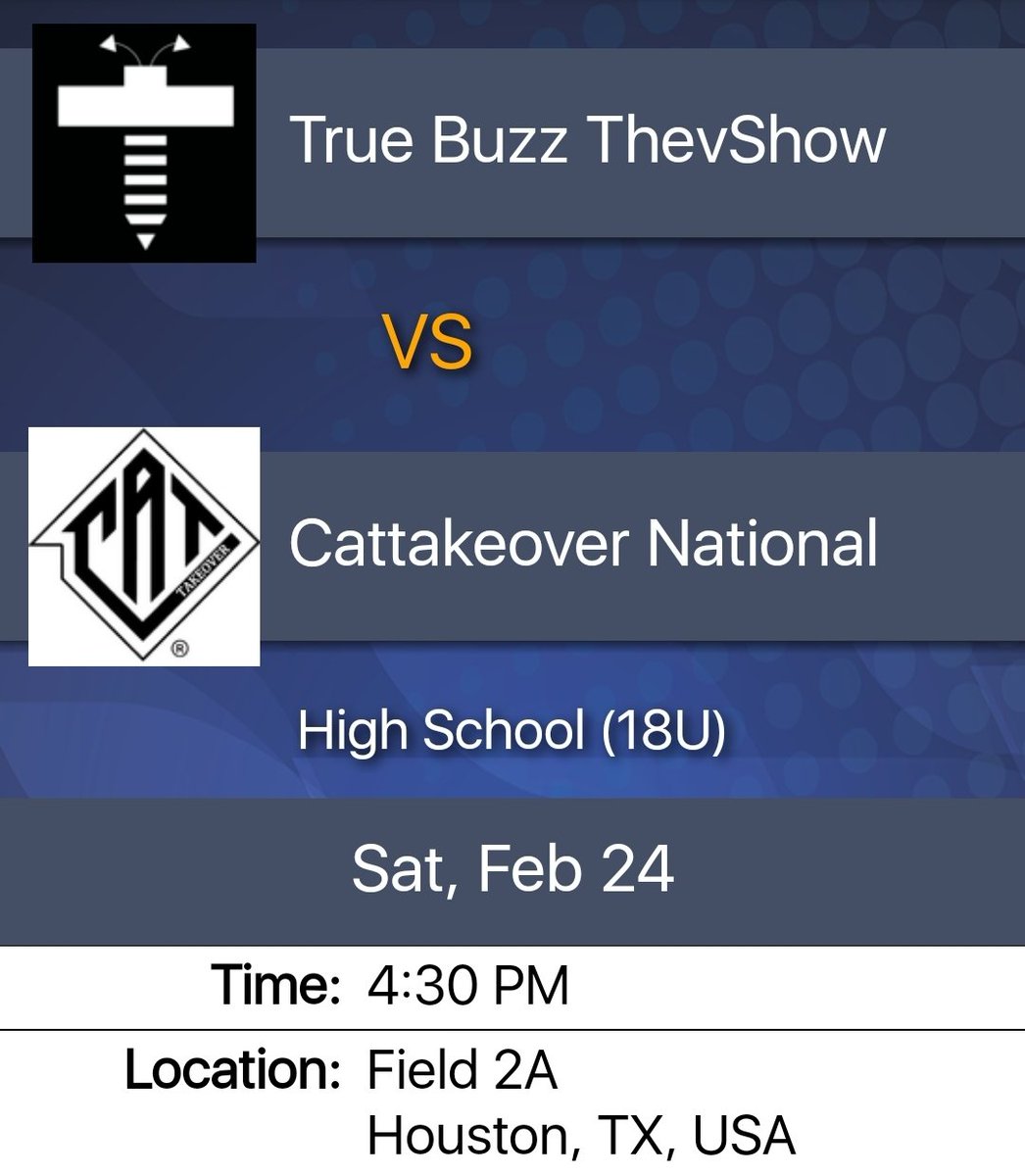 THEPLATFORMDR's tweet photo. 18U GAMES TO WATCH👀 
THE WOODLANDS, TX📍 
#DR7 #DRSportz #ThePlatform 
Pt. 1 https://t.co/j9xxvoKYoO