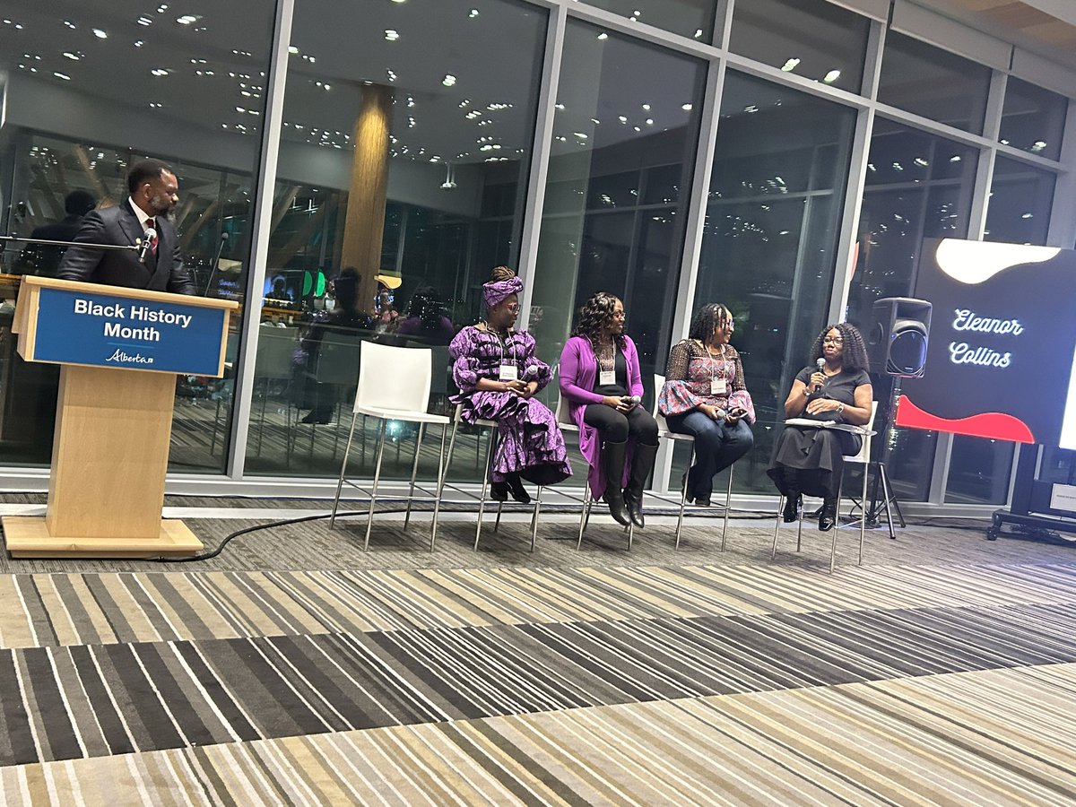 Then I attended the Government of Alberta BHM event at the federal building organized by the Minister of Immigration and Multiculturalism, <a href="/yaseenUCP/">Muhammad Yaseen</a>. Many thanks to Councillor <a href="/JenniferRiceYEG/">Jennifer Rice</a> for attending. 

My thanks to the Guest Speaker Professor Noble Donkor, Vice President