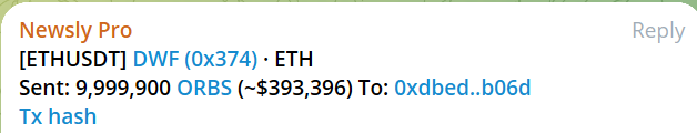 mrpipsphd's tweet photo. Well actually $ORBS is a good buy here why?

1. DWFLABS transferring activity
2. Price is not moving yet
3. Supply still the same not like scam $AMB (Double Circulating supply after DWFLABS partnership announcement) (3,167,720,359 $ORBS) 
4. V4 Stuff but the price is not moving yet 
https://t.co/KYzxOAulDd

PA looks good tho, could run easily at least 50%-x2 imo

https://t.co/dOEWB3ptGj