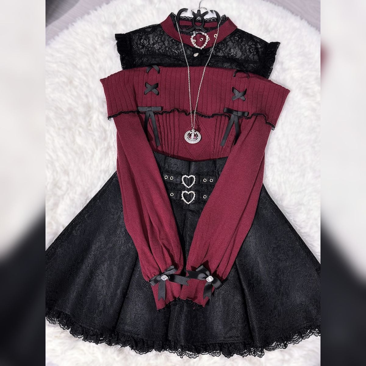 Maidens_Reve's tweet image. 💕Maiden's Rêve
    プレゼントキャンペーン°˖✧

🎁地雷系レースオープンショルダーセーター🎁
maidensreve.kawaiishop.jp/items/83357656

🎀参加条件🎀
→@Maidens_Reveをフォロー
→このツイートをRT

🎀締め切り🎀
　4月20日

❣ご希望のカラー・サイズをコメント/引用RTで当選確率アップ❣