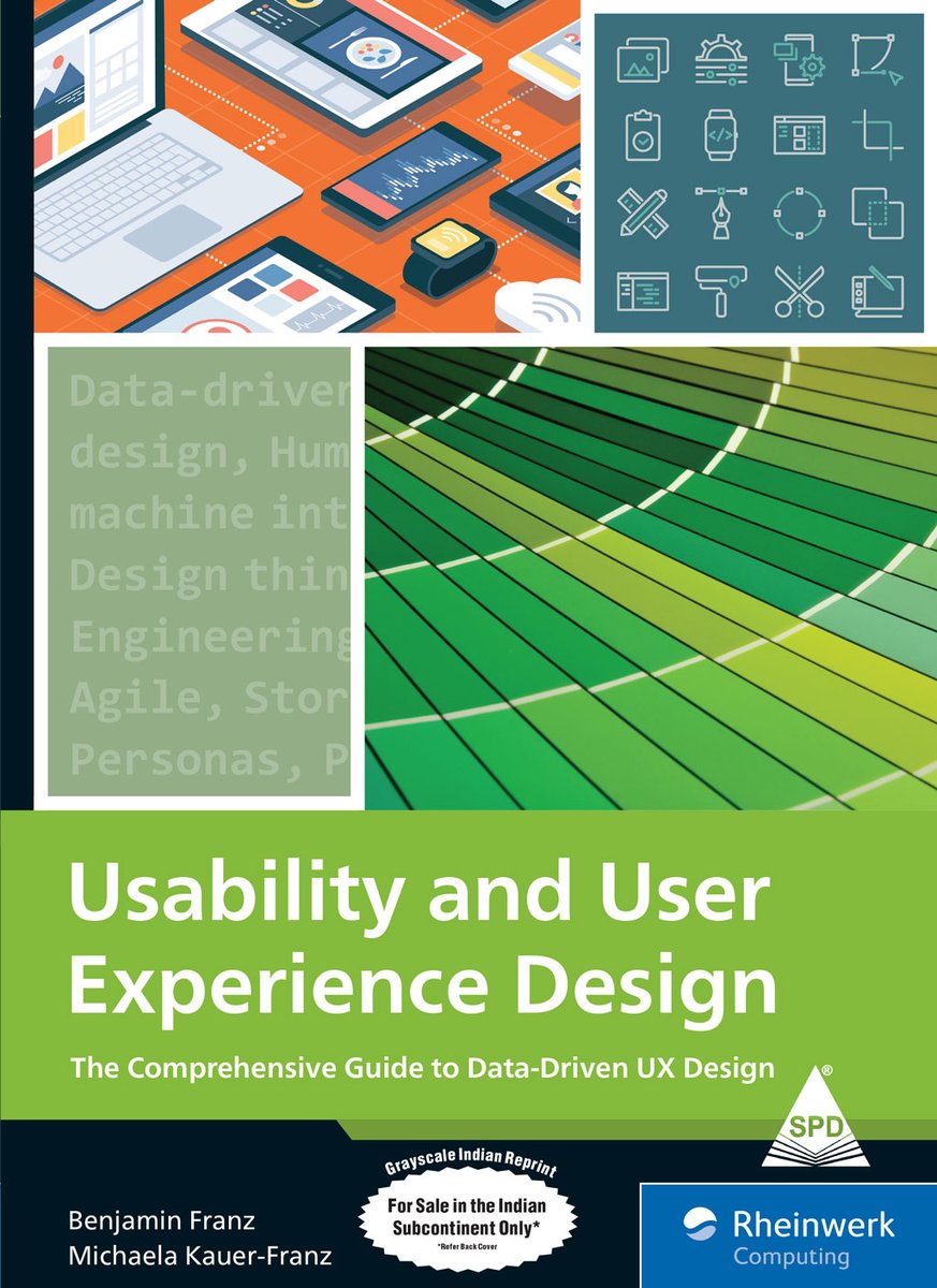 New Arrival !!
Usability and User Experience Design (Greyscale Indian Edition) by Dr. Benjamin Franz, @RheinwerkComp & @shroffpub (Publishers) Buy from computer bookshop using this link: tinyurl.com/4673apxs #uxui #uxuidesign #uxuidesigner #userexperience #userinterface #book