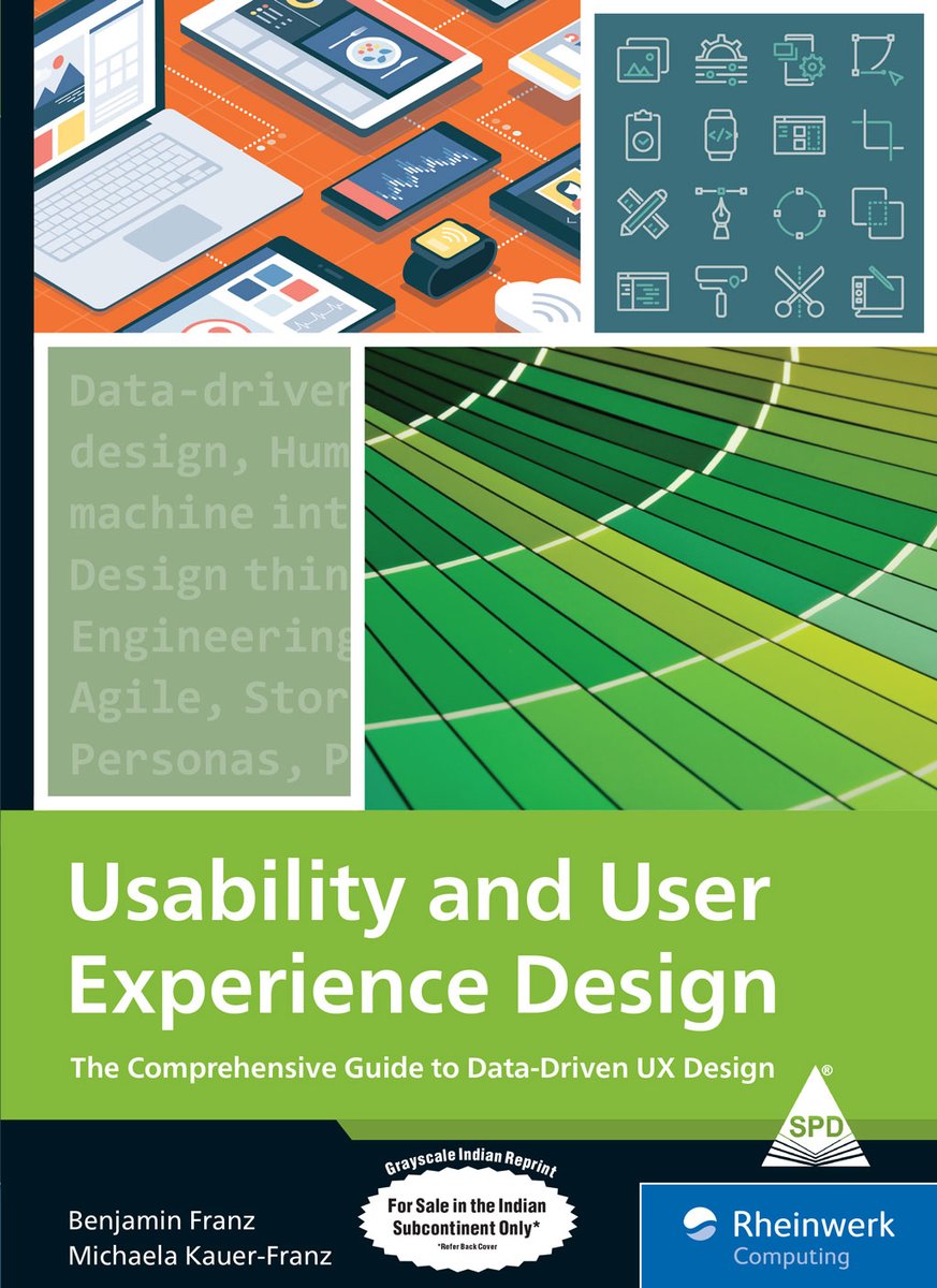 computerbookshp's tweet image. New Arrival !!
Usability and User Experience Design (Greyscale Indian Edition) by Dr. Benjamin Franz, @RheinwerkComp & @shroffpub (Publishers) Buy from computer bookshop using this link: tinyurl.com/4673apxs #uxui #uxuidesign #uxuidesigner #userexperience #userinterface #book