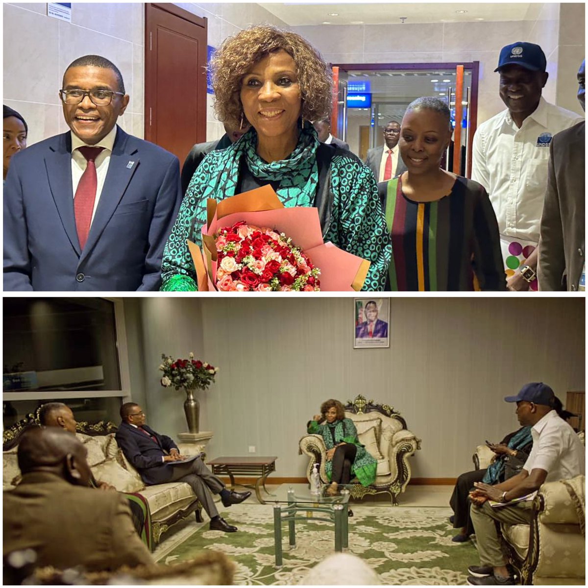 UNDPZambia's tweet image. Mwaiseni mu Zambia, Ba @ahunnaeziakonwa! 🇿🇲
We are excited to host our Regional Director @UNDPAfrica on her 1st visit to the country. We look frwd to showcasing the impact of @UNDP collaboration with the Government, ppl of Zambia & partners in advancing #LocalDevelopment #SDG17
