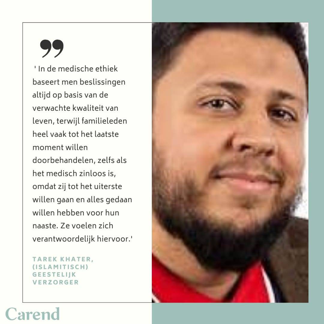 Dinsdagavond 27 februari: webinar 'Interculturele palliatieve zorg: uitdagingen rond het sterfbed'. 

Tarek Khater, (islamitisch) geestelijk verzorger neemt je mee in verschillende rituelen rond het sterfbed.
Jos Schuring ging met hem in gesprek:
carend.nl/artikel/tarek-…