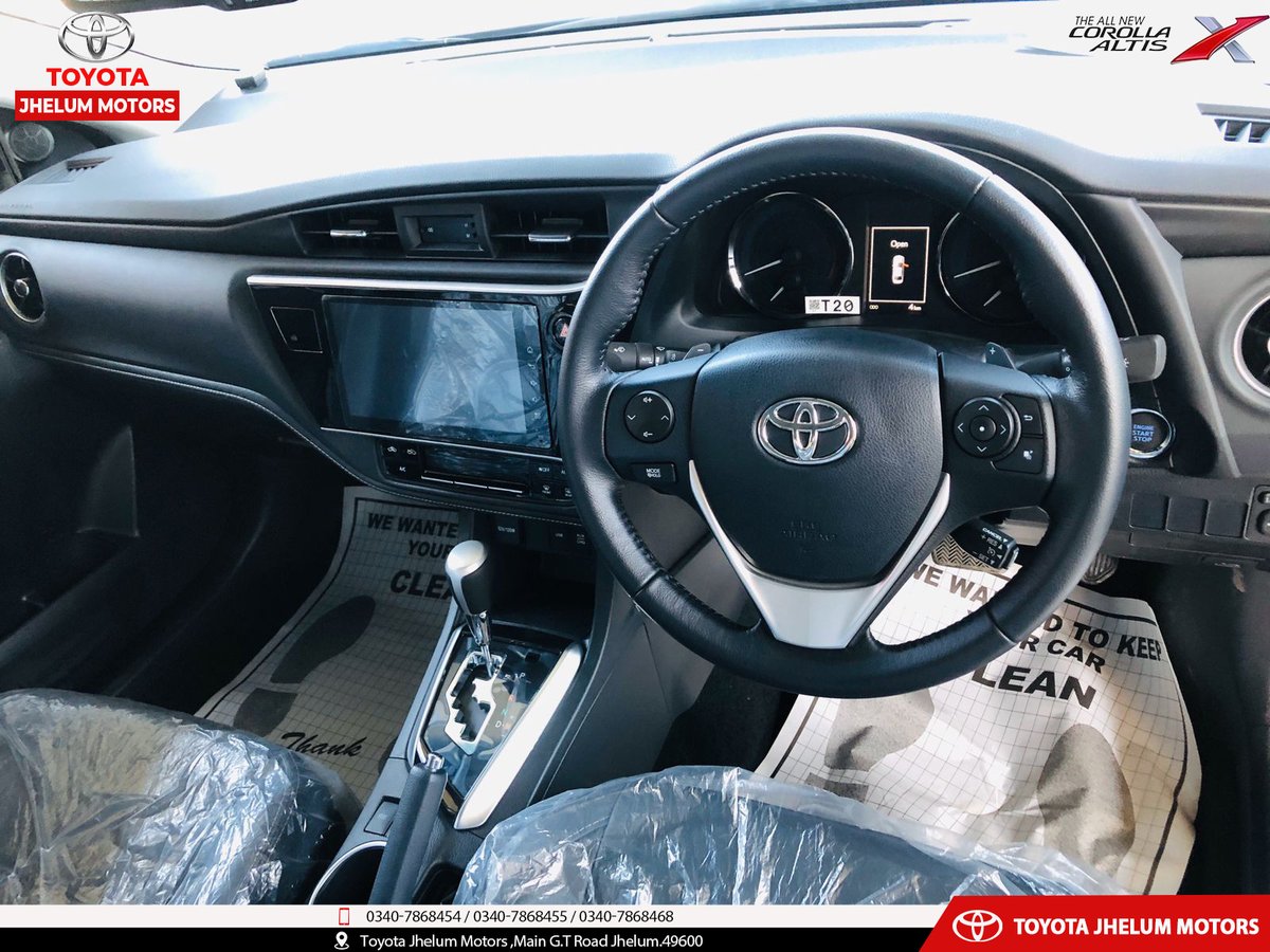 Toyota Corolla Altis 1.8 Grande (Black interior) 2024 is now available in Ready stock at Toyota Jhelum Motors! Hurry, grab yours today!

#ToyotaPakistan #toyotajhelummotorsoffical #TOYOTA #toyotajhelum #ToyotaJhelumMotors #readystock #heretohelpyou #readystockavailable #Jhelum