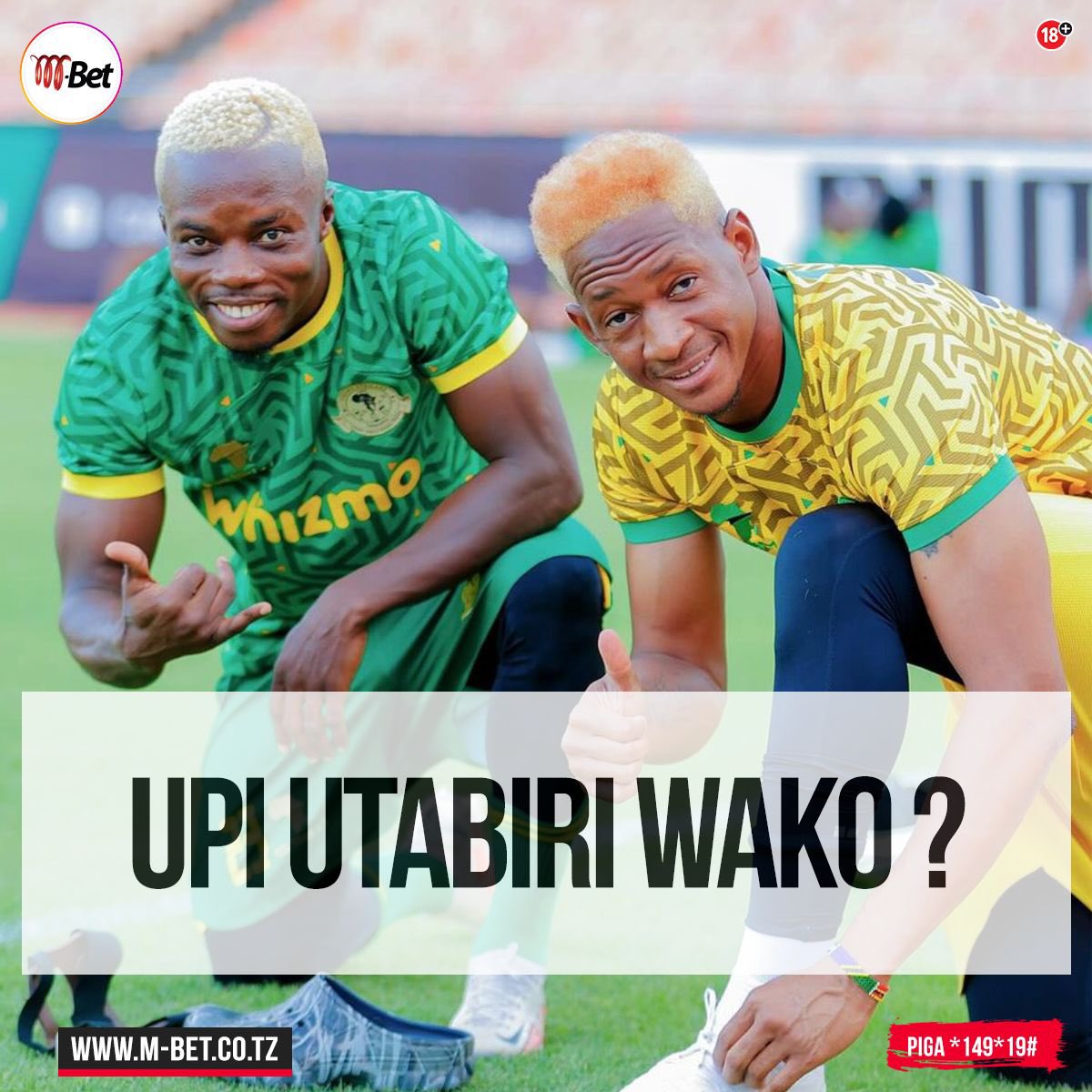 😎 Upi utabiri wako leo?

Yanga vs CR Belouizdad 

Pandisha mkeka alafu tumia hashtag #ShareMkeka alafu tag <a href="/mbet_tz/">M-Bet TZ</a> pata likes na comments nyingi zaidi uibuke na  zawadi za kutosha. 

#ShareaMkeka 
#MbetNizaidiyakubeti 
#NguvuMoja