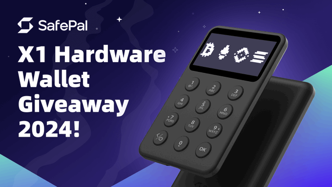 🀄 GIVEAWAY:   Hardware Wallet from <a href="/iSafePal/">SafePal - Crypto Wallet</a>
Will randomly select two lucky users for the giveaway
[NOT SPONSORED]

Giving away 2  <a href="/iSafePal/">SafePal - Crypto Wallet</a>  X1 hardware wallets!
    📍Follow <a href="/iSafePal/">SafePal - Crypto Wallet</a>
    📍Retweet &amp; tag a friend.
Winners will be picked in 24 Hours!