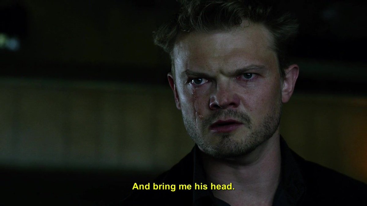 chaos.⠀  holds his face