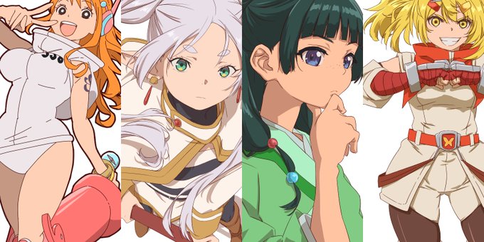 #今月描いた絵を晒そう 今期アニメ。続きモノが強い中プレバンが全部持っていってる 