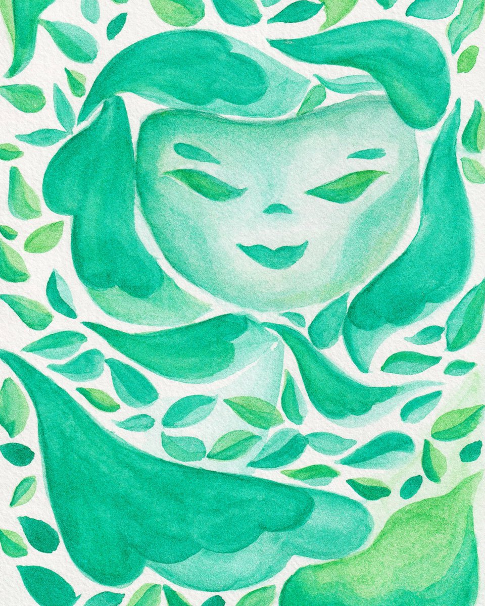 littledramatics's tweet photo. Listen to the song of the trees. Their melody protects life.

#naturelovers #watercolor #art #trees https://t.co/PzDRAhAah1