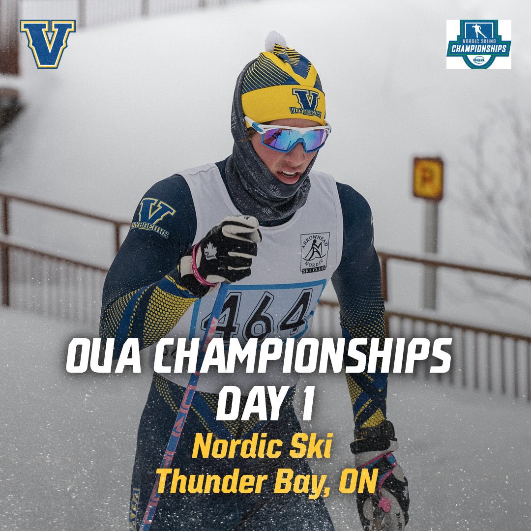 Day 1 at OUA championships for our Nordic ski team!