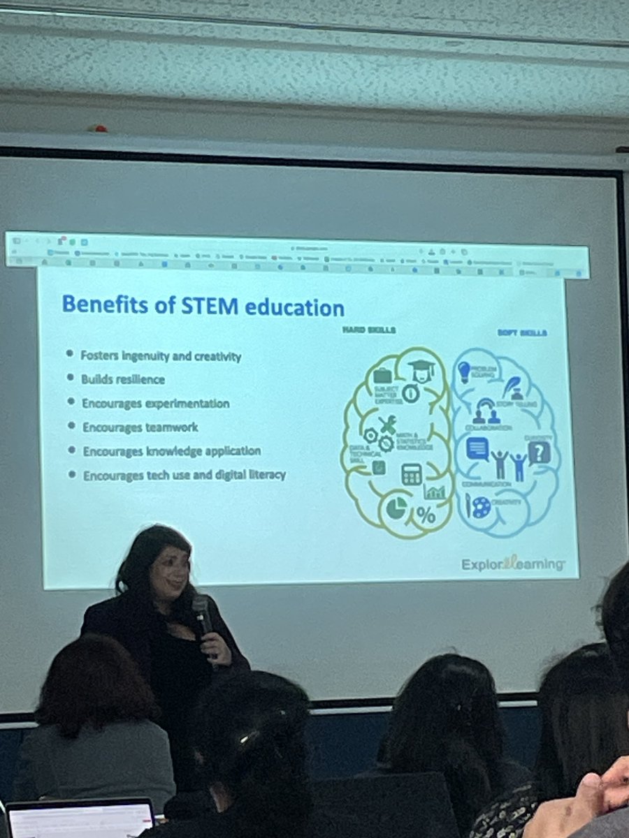 Throughly impressed with @ExploreLearning gizmos to showcase experiments that are difficult to replicate in class. Lots of STEM ideas shared. Thanks @ClarionSchool for hosting!