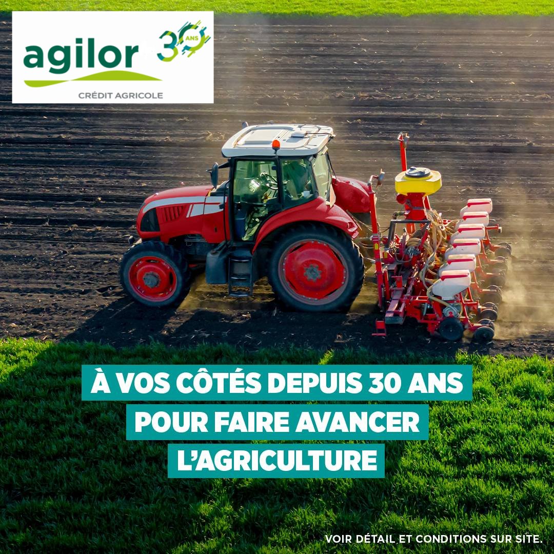 🎂 Depuis 30 ans, Agilor vous accompagne pour le financement de votre matériel agricole avec une solution simple et adaptée 🚜