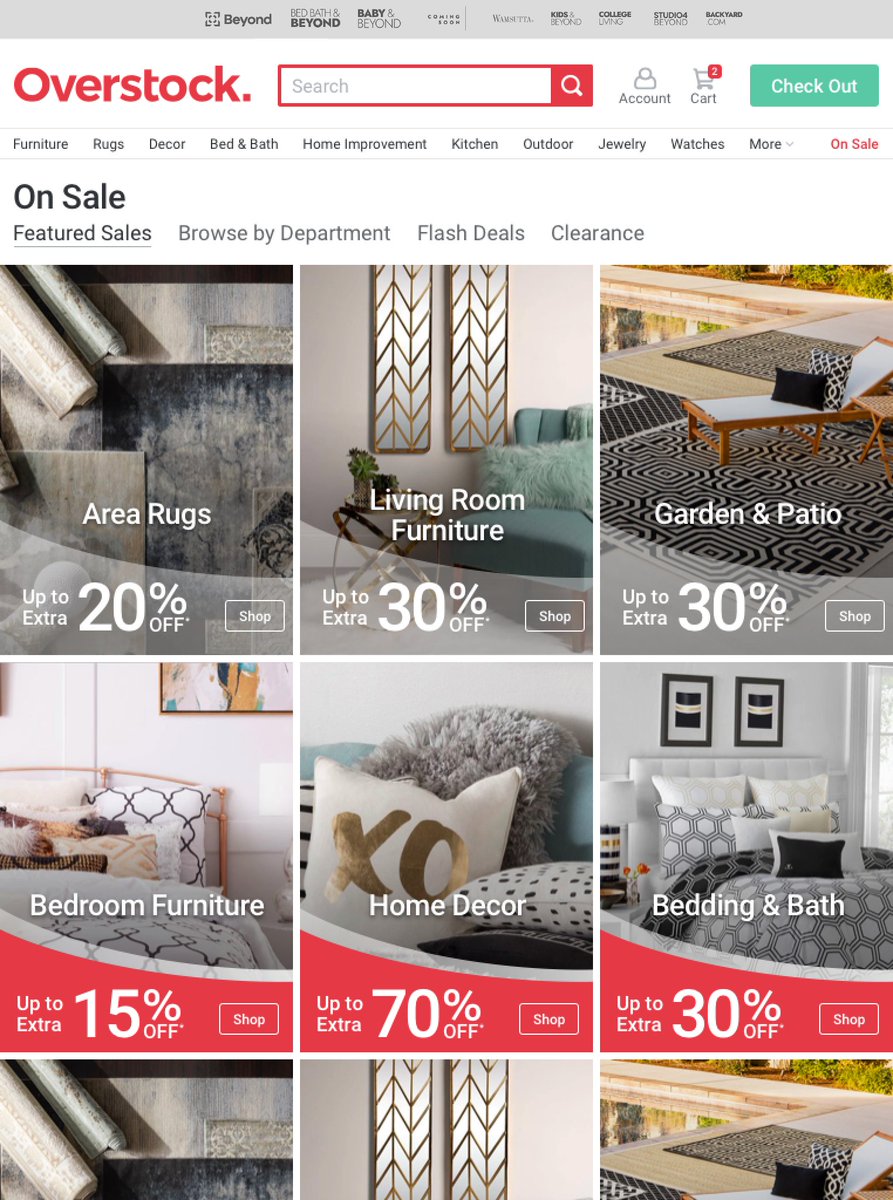 BeauPitcher's tweet photo. @marcuslemonis One more concept – I've reimagined the classic red brand mark into a circle punch. It symbolizes Overstock's seamless integration into Beyond's four corners of the home. On the website, this square animates to become the search bar, a motion graphic that can be used on TV, too. https://t.co/OMjT0RYNyp