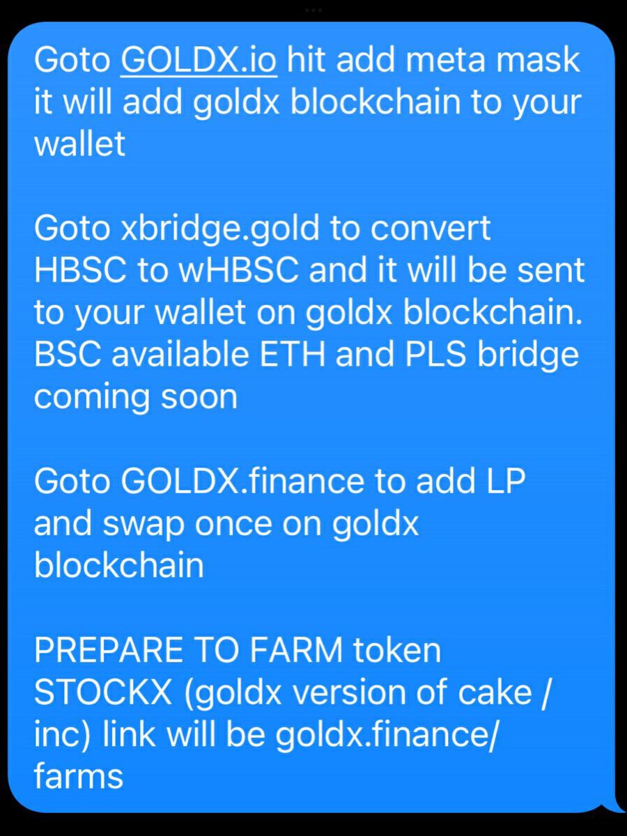 Wrap your HBSC 💎
It will automatically be loaded to goldx chain 💯