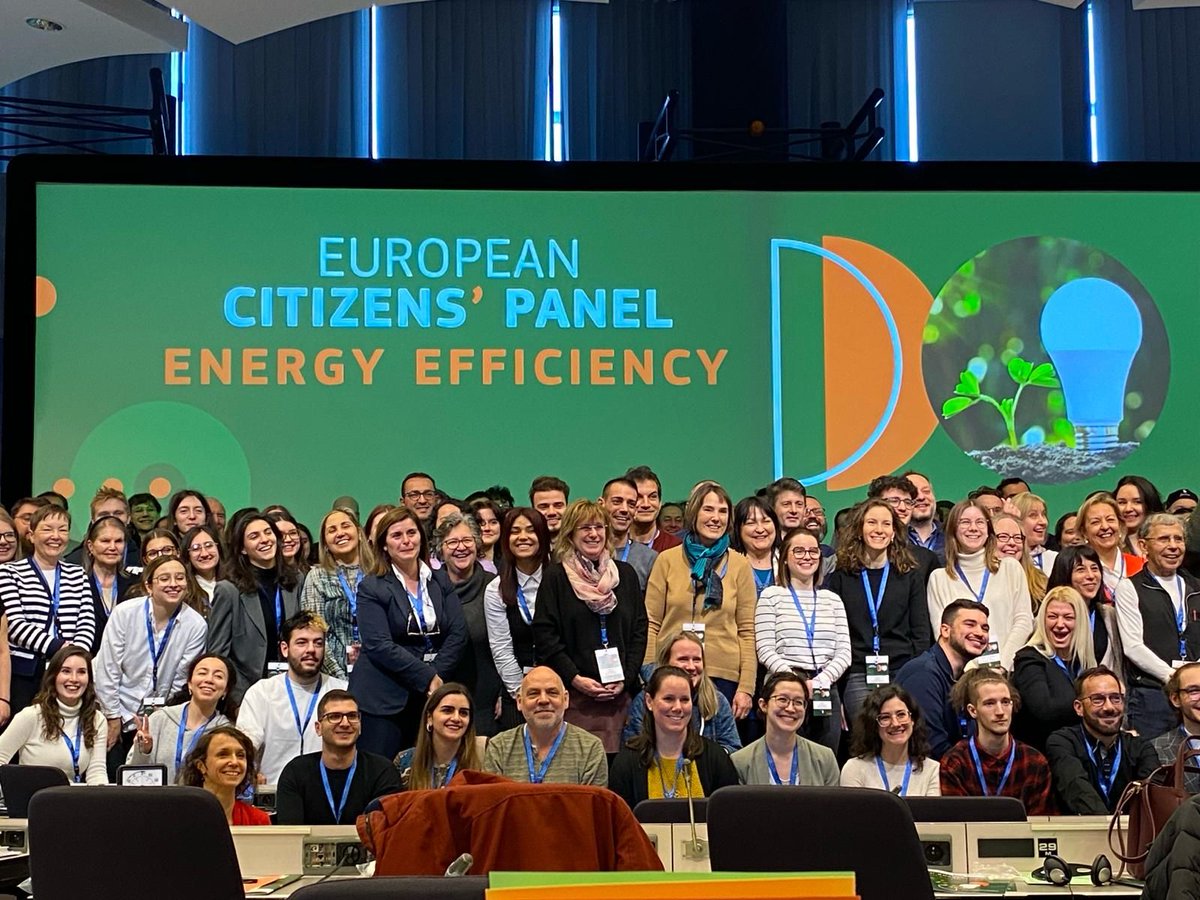 This weekend I'm at the European Citizens' Panel on Energy Efficiency as part of the Knowledge Committee supporting 150 citizens from 27 countries. 

"Europe wants to listen to its citizens” said Dubravka Suica of the <a href="/EU_Commission/">European Commission</a> at the opening of the event.