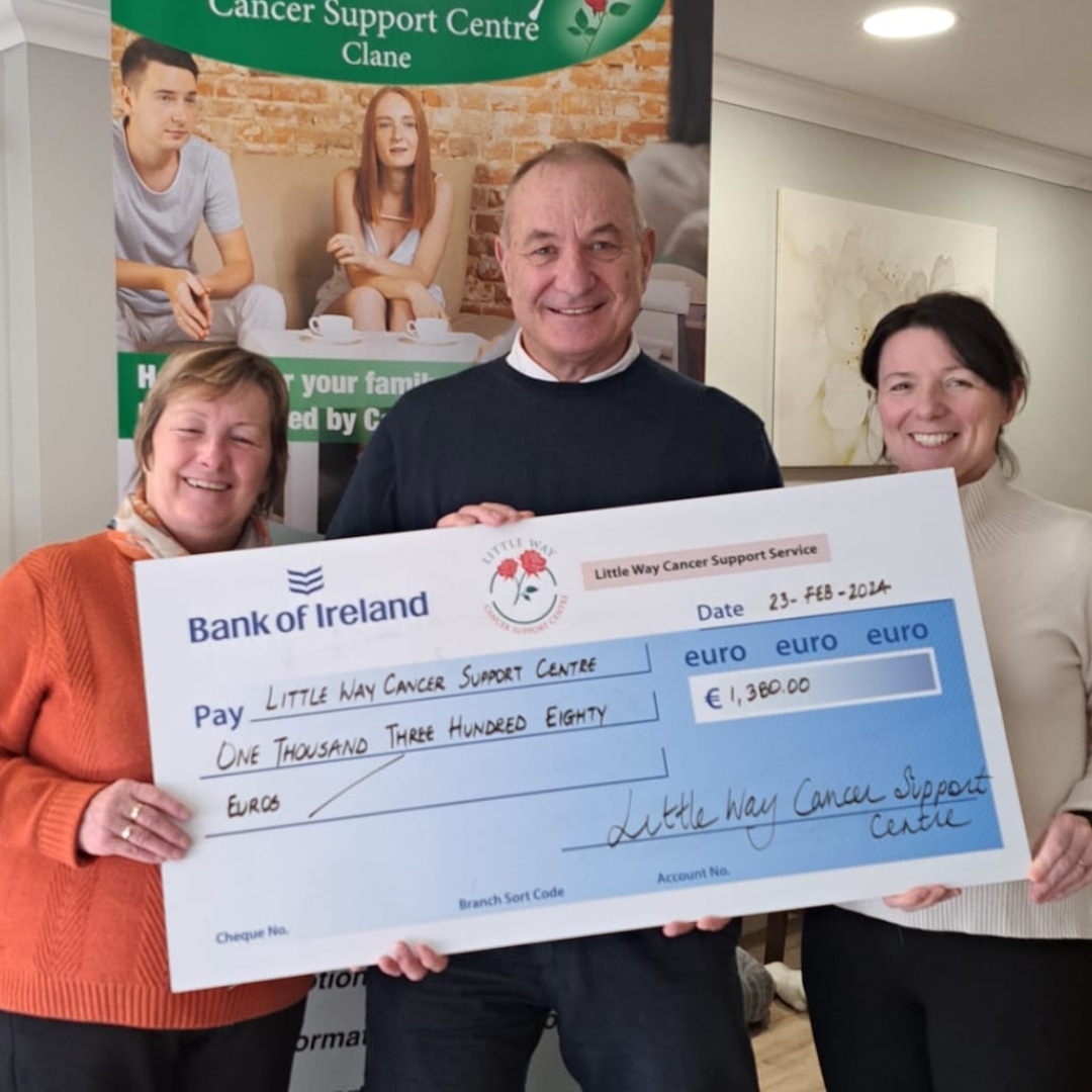 Daniel J ONeill Photography (@danieljoneill21) on Twitter photo Delighted to donate proceeds of my 2024 calendar sales €1380 to Little Way Cancer Support Clane who do amazing work.
<a href="/leinsleadernews/">Leinster Leader / Kildare Live</a>
<a href="/k_nationalist/">Kildare Nationalist</a>
<a href="/KildareNow/">Kildare Now</a> Delighted to donate proceeds of my 2024 calendar sales €1380 to Little Way Cancer Support Clane who do amazing work.
<a href="/leinsleadernews/">Leinster Leader / Kildare Live</a>
<a href="/k_nationalist/">Kildare Nationalist</a>
<a href="/KildareNow/">Kildare Now</a>