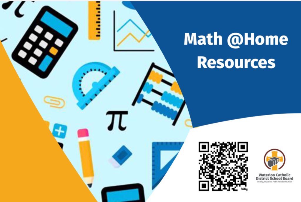 DucPetra's tweet image. wcdsb.ca/programs-and-s… ✅check out @WaterlooCDSB ‘s Math Achievement Action Plan and Resources to Support Learning at home including Math @ Home Monthly newsletters, a new one each month! 🗓🗞@WCDSBLearns #wcdsbmath