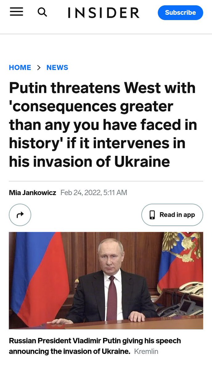 DarthPutinKGB's tweet photo. Two years ago I threatened "consequences graver than any you have faced in history if you intervene" and I am "not bluffing".

I bluffed. Yet still my tankies cling to it. https://t.co/cX1subQxhj