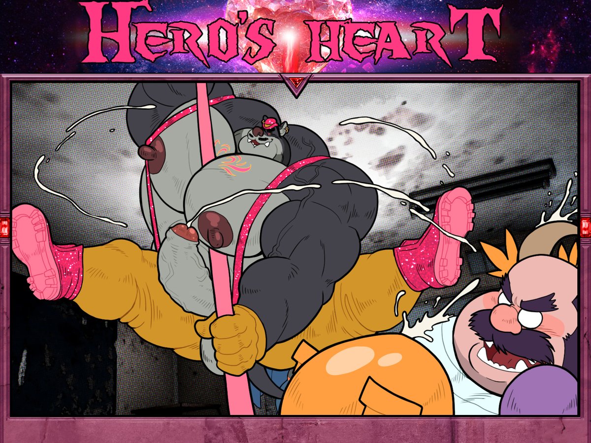 it's hero's heart time! in this one, we discover more about Red and how he acquired his powers, and we see kurt progress deeper into his himbofication. read the public update by following the link in my bio, or join the story as a star by subscribing to my patreon!