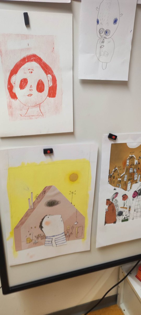 FloBrisson's tweet photo. Quand l'illustratrice Stéphanie Marchal te propose d'intervenir dans ta classe 🥰... https://t.co/1sG7v6KbIq