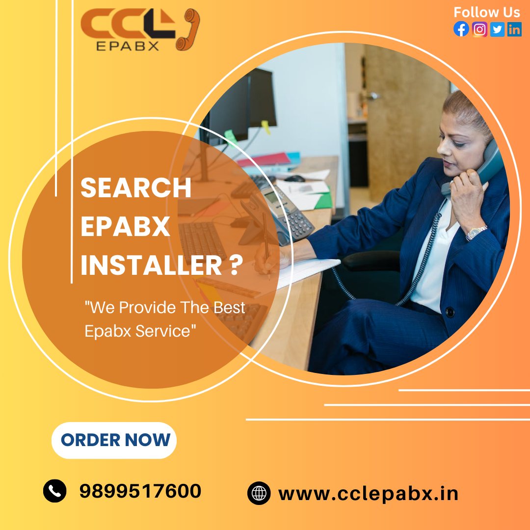 CclEpabx's tweet photo. Searching for an EPABX Installer? Look no further! 📞
Are you considering installing an EPABX intercom system for your business ? We provide the best technical expert of epabx #installation and support .
Call Us:- 9899517600
Visit: https://t.co/KseOkXjKso
#EPABX #IntercomSystem https://t.co/hjzTEQFKBt