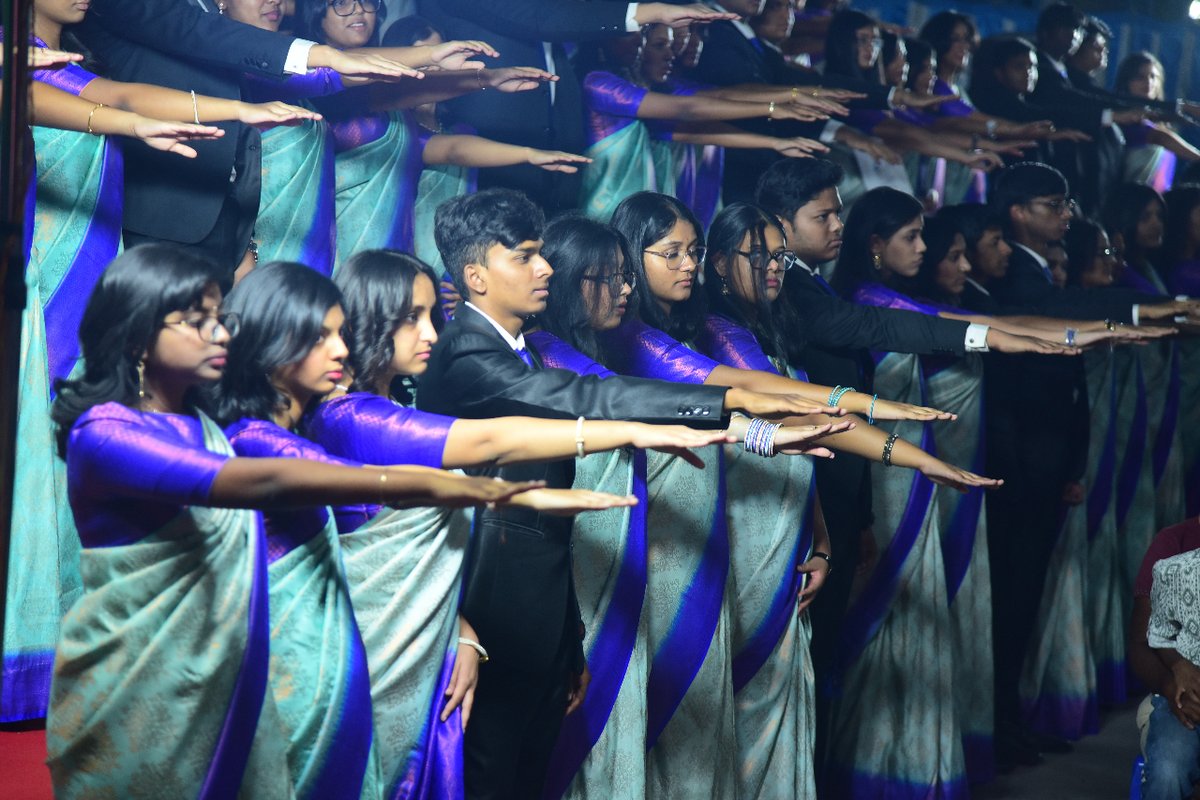 cmrnps's tweet photo. CMR National Public School bid farewell to its graduating class of 213 with an unforgettable ceremony. ✨ 

#cmrnps #graduationday https://t.co/Q4D46ORiwI