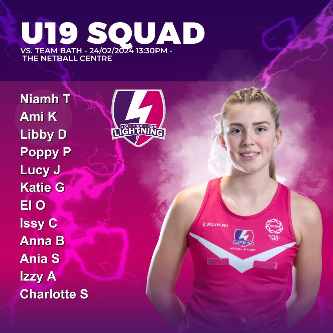 JodeyK's tweet image. It’s GAME Day and it’s an all dayer! 
11:30am - u17 NPL v 🛁 in NC 
1.30pm - u19 NPL v 🛁 in NC 
4pm - u21 NPL v 🛁 in SDW followed by the NSL game v 🛁 at 6.30pm (live on BBC YouTube) 💜⚡️🏐 Go well girls! Are we going 5 from 5? 💪🫶#lightningstrikes #lightningfamily #alwayspink