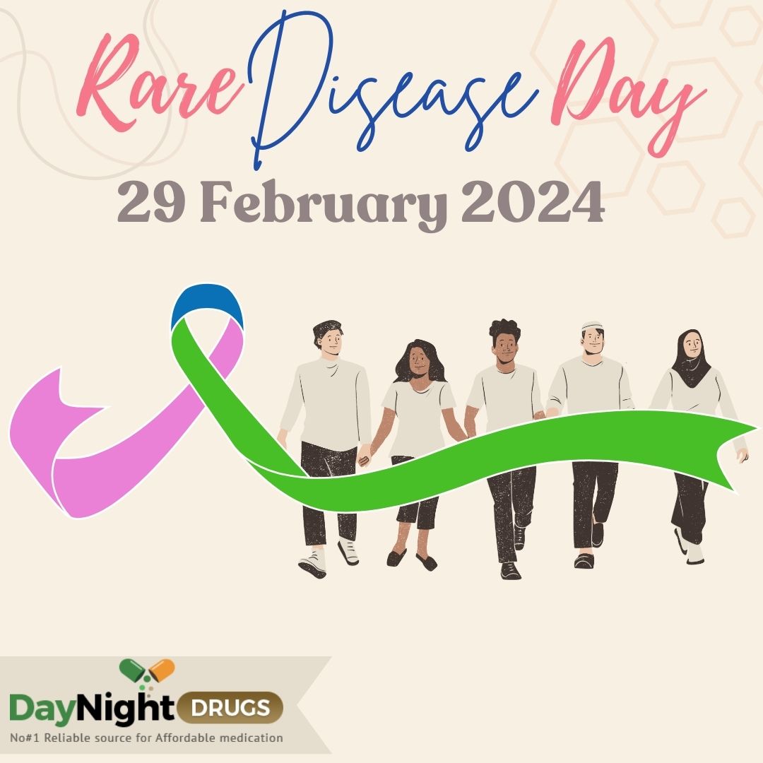 Alone, we are rare; together, we are strong!

#RareDiseaseDay #DND #DayNightDrugs #RareDiseases #HealthTips #USA #Health #StayHealthy #EatHealthyStayHealthy