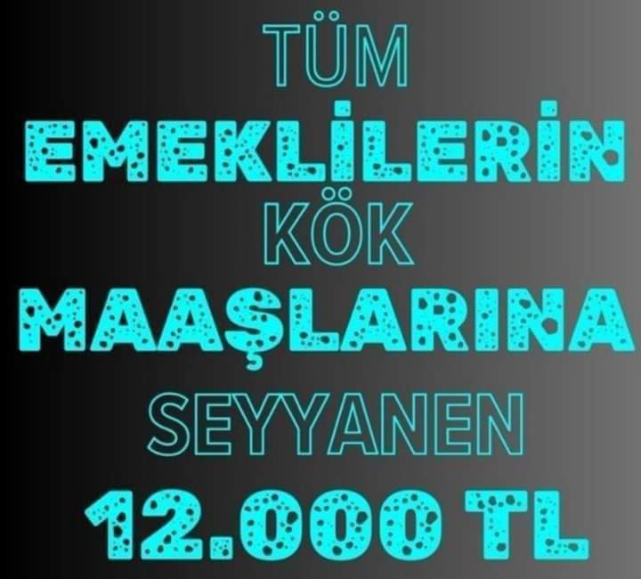 BAŞLADIK
👇
#EmeklininOnuruylaOynama

Canını dişine takarak yıllarca Ülkesine hizmet eden ve baştacı edilmesi gereken EMEKLİ;

Sefalet içinde yaşamaya mahkum ediliyor..

Emeklinin gururu ve onuruyla oynamayın.
 
Affetmez.

#5BinKısmiEYTninKırmızıÇizgisi

<a href="/RTErdogan/">Recep Tayyip Erdoğan</a> <a href="/isikhanvedat/">Prof. Dr. Vedat Işıkhan</a>