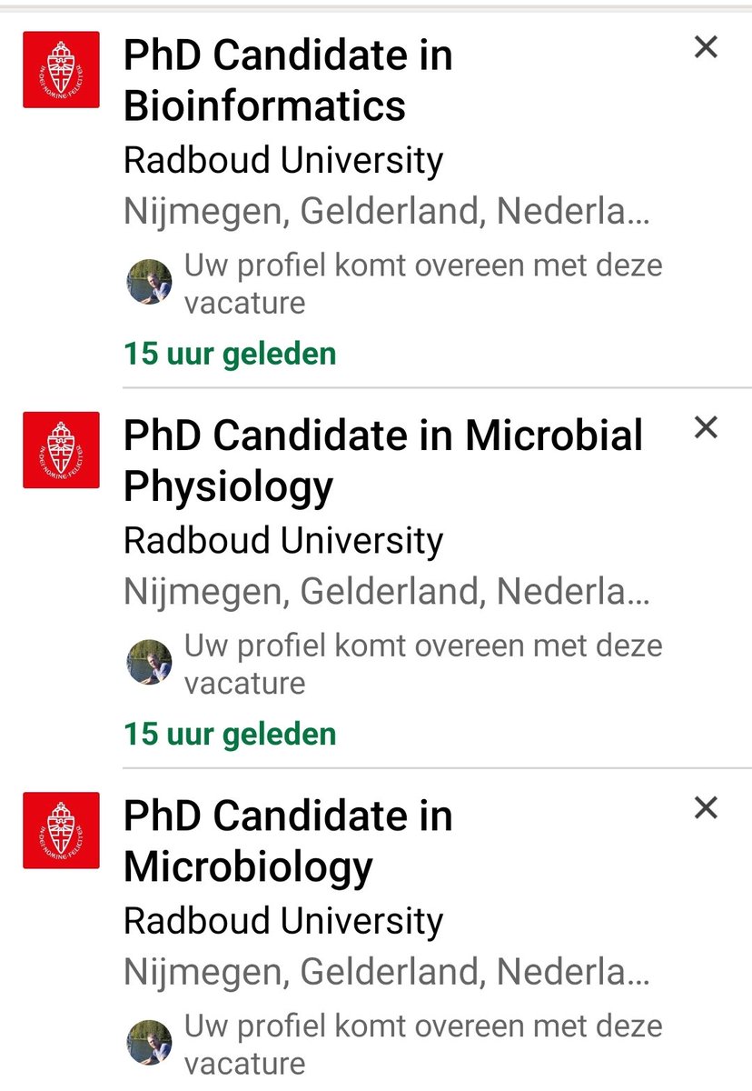 3 fully funded PhD positions at #microbiology
.@RIBESresearch
.<a href="/Radboud_Uni/">Radboud University</a>
#microbial physiology #bioinformatics #archaea #methane #nitrogen cycle
.<a href="/CUWelte/">Cornelia Welte</a> .<a href="/Leao_pel/">Pedro Leão</a>
.<a href="/NatureMicrobiol/">Nature Microbiology</a> .<a href="/ASMicrobiology/">ASM</a> .<a href="/VAAM_Microbes/">VAAM - Vereinigung f. Allg. u. Ang. Mikrobiologie</a> .<a href="/SpringerMicBio/">SpringerMicrobiology</a> .<a href="/FEMSmicro/">FEMS</a> ru.nl/en/working-at/…