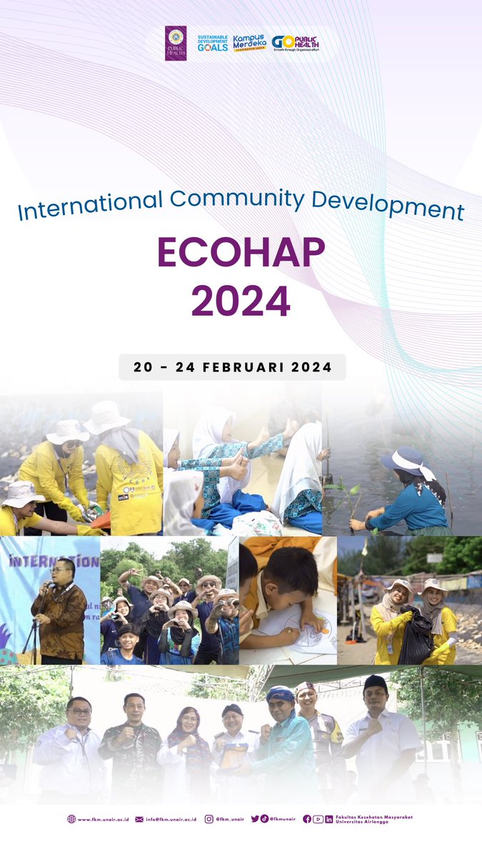 [ECOHAP 2024]

After Movie International Community Development
ECOHAP 2024 yang telah diselenggarakan pada tanggal
20-24 Februari di Sumenep, Madura.

Tonton video lengkapnya di official account Instagram kami instagram.com/fkm_unair yaa!✨✨