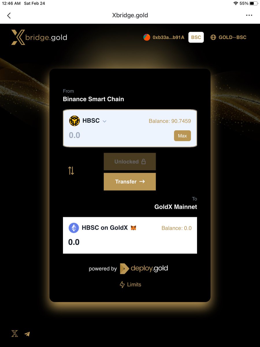 hbsc_io's tweet photo. Check out the seamless bridge active on BSC 👑
ETH and PLS coming soon 🎩

Link: https://t.co/ZcVql2XpeM https://t.co/mYhu93XB9B