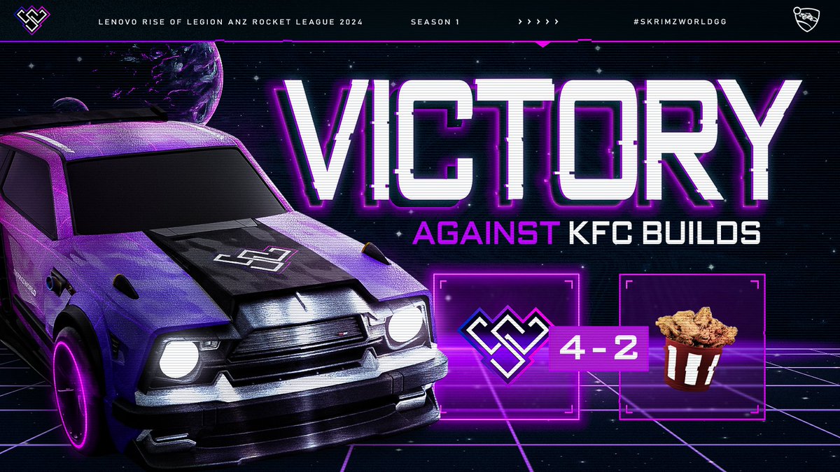 skrimzworld's tweet photo. The SKRIMZ take home $150 AUD in today's Lenovo Rise of Legion ANZ - S 1, W1 grand finals against KFC Builds π
1st Place
π @MatthewRL9
π @LunrRL
π @zenulous_
π«‘ Coach @c0mplexRL
Runner up:
π @Cobbo_RL
π @Laxin_RL
π @Morse__RL
#SKRIMZ || #RocketLeague #SWgg π¦πΊ https://t.co/VRFSsezTEz