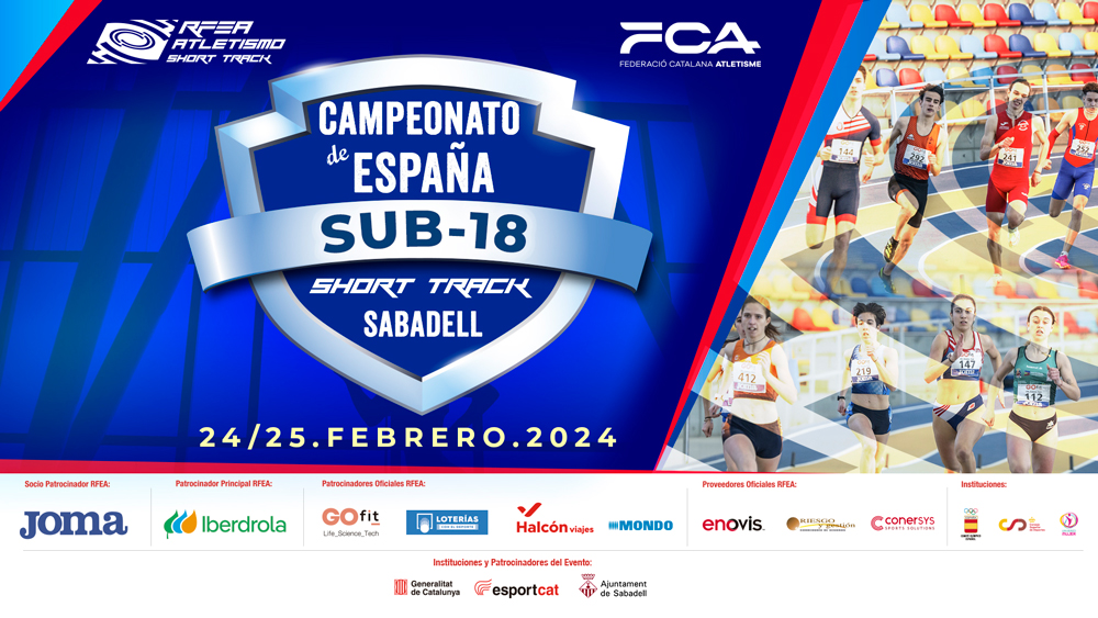 atletismoRFEA's tweet photo. Fin de semana de #GeneraciónAtletismo en Sabadell

¡¡ VAMOS A LLENAR !! la Pista Coberta de Catalunya 
📸 @Atletisme_FCA 

#CEatletismoST Sub18 Short Track 
🕙 desde las 10:00h
🎙️@robertdiezjr y Jessica Rial

Enlaces para seguirlo al detalle
📺 @LaLiga 
📊https://t.co/CBB9RGNpQF https://t.co/nqnbuwsQVy